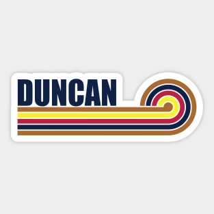 Duncan Arizona horizontal sunset Sticker